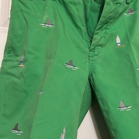 Polo by Ralph, Lauren, chino shorts, embroidered surfboard and shark - Picture 2 of 7